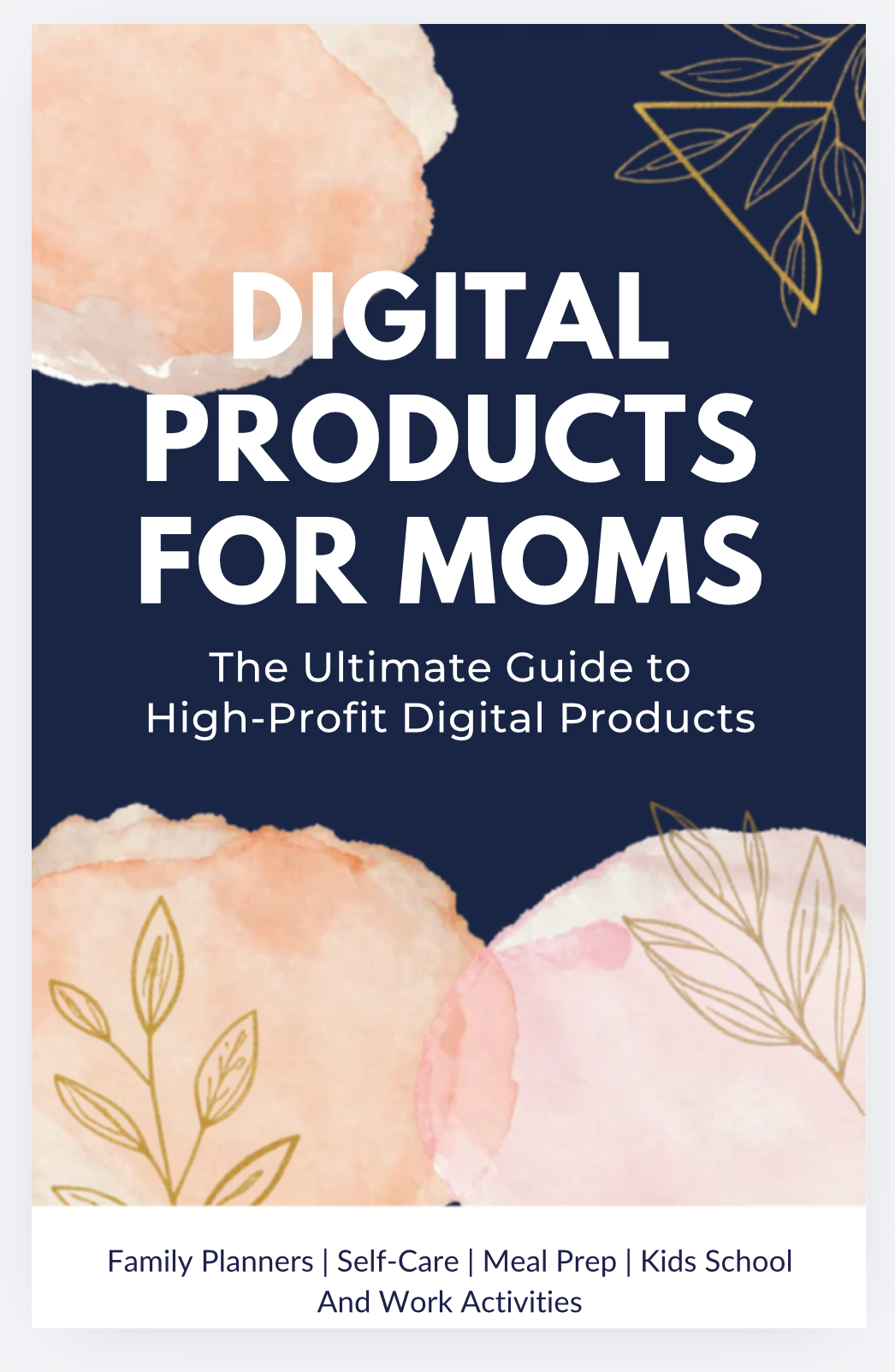 Digital ebook for moms