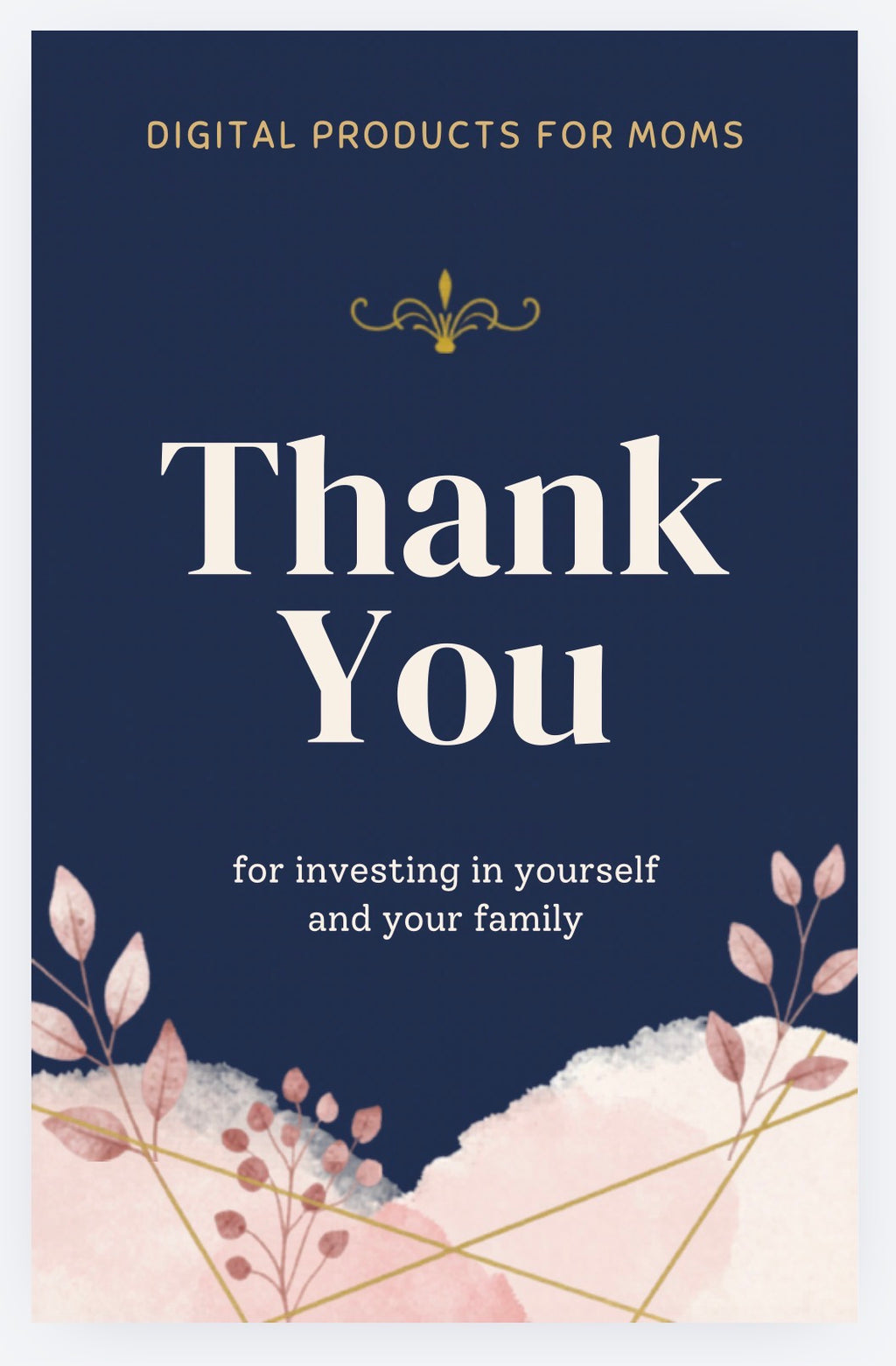 Digital ebook for moms